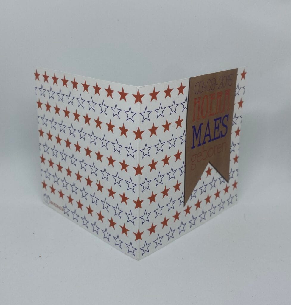 Geboortekaartjes ontwerpen